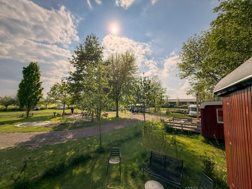 Het kampeerveld van de IJsselhoeve
